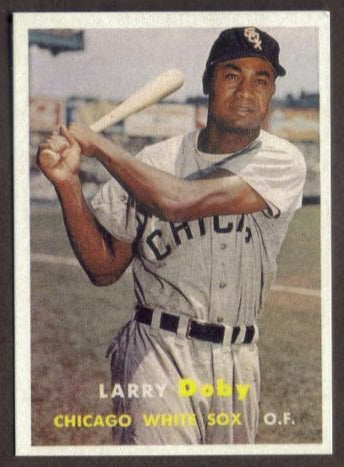 LARRY DOBY RP Card 85 White Sox RC 1957 T