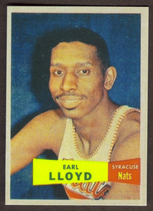 EARL LLOYD Rookie RP Card 54 Nats RC 1957 T