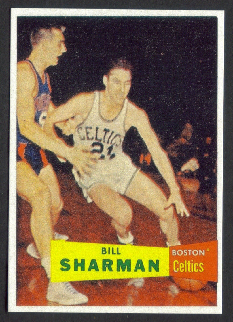 BILL SHARMAN Rookie RP Card 5 Celtics RC 1957 T