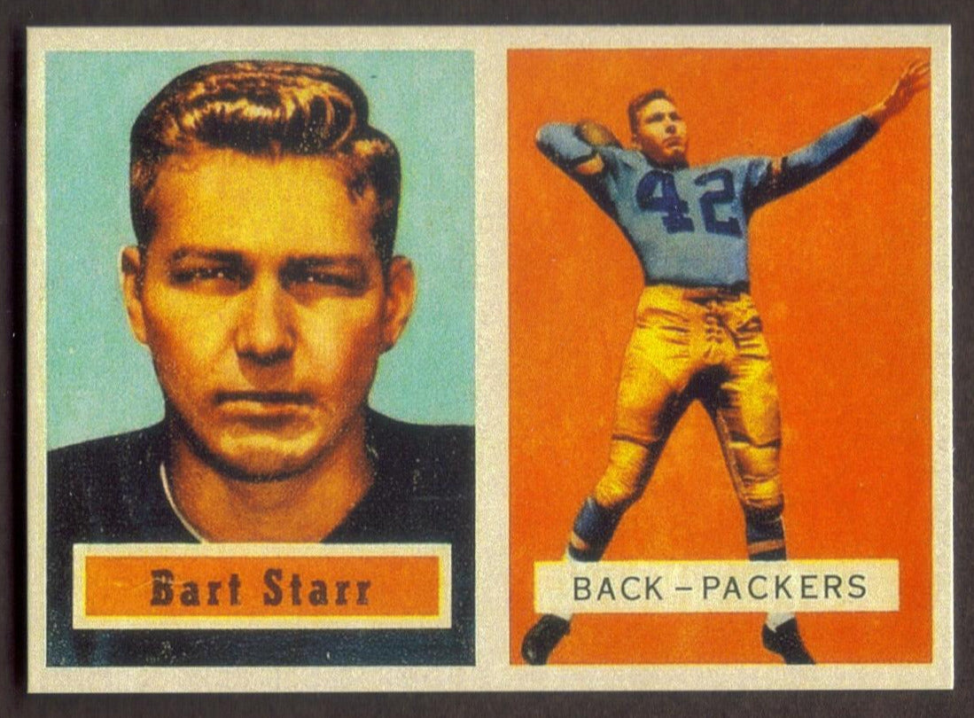 BART STARR Rookie RP Card 119 Packers RC 1957 T