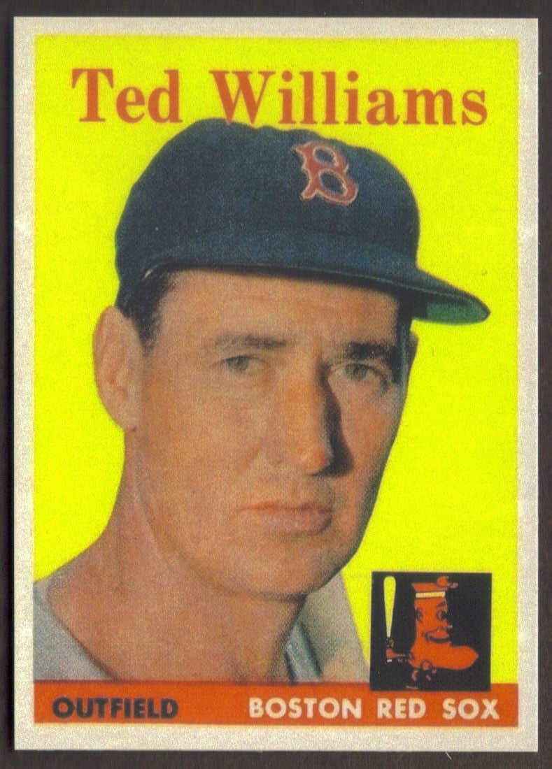 TED WILLIAMS RP Card 1 Red Sox 1958 T