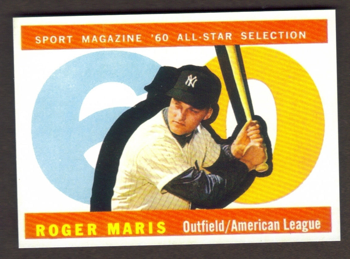 ROGER MARIS RP Card 565 AS Yankees 1960 T