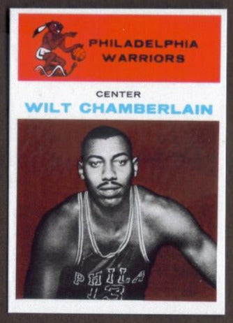 WILT CHAMBERLAIN Rookie RP Card 8 Warriors RC 1961 F