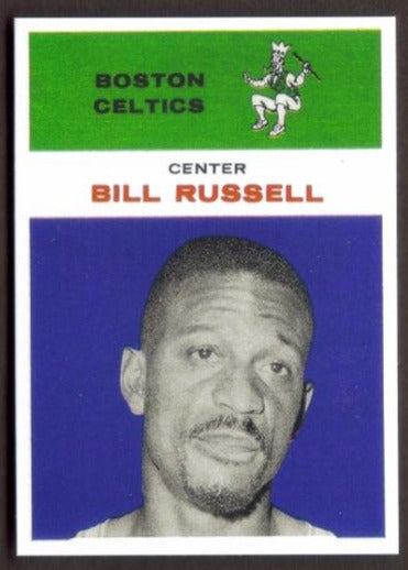 BILL RUSSELL RP Card 38 Celtics RC 1961 F