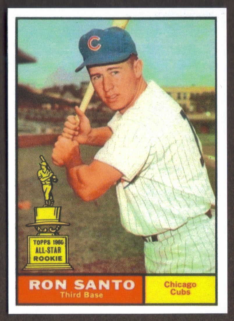 RON SANTO Rookie RP Card 35 AS Cubs RC 1961 T