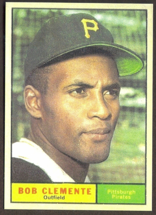 Bob ROBERTO CLEMENTE RP Card 388 Pirates 1961 T