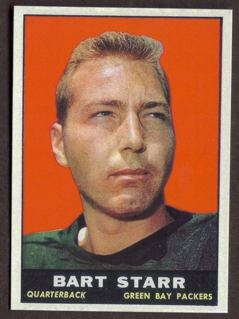 BART STARR RP Card 39 Packers 1961 T