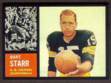 BART STARR RP Card 63 Packers 1962 T