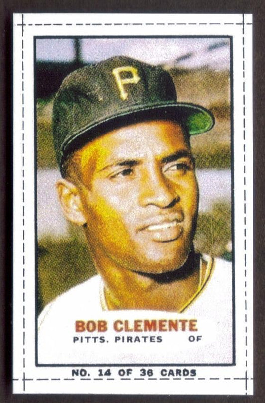 Bob ROBERTO CLEMENTE RP Card 14 Pirates 1963 Baz