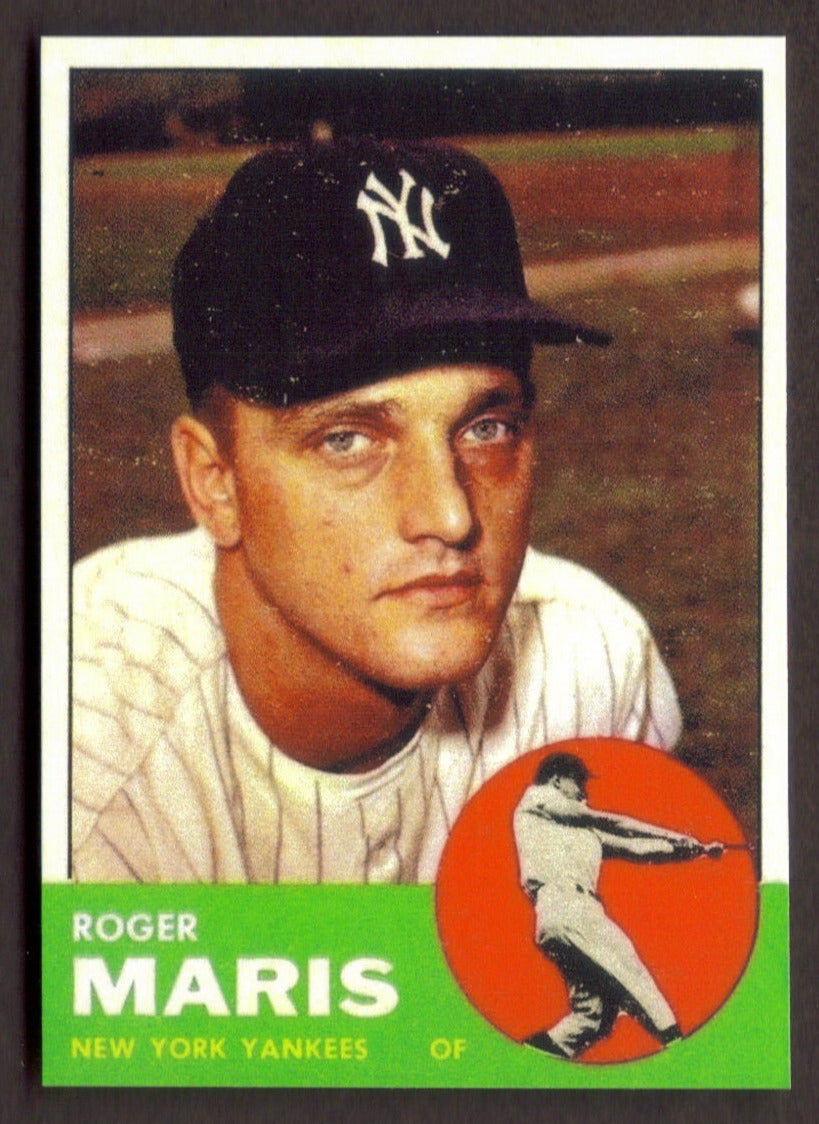 ROGER MARIS RP Card 120 Yankees 1963 T