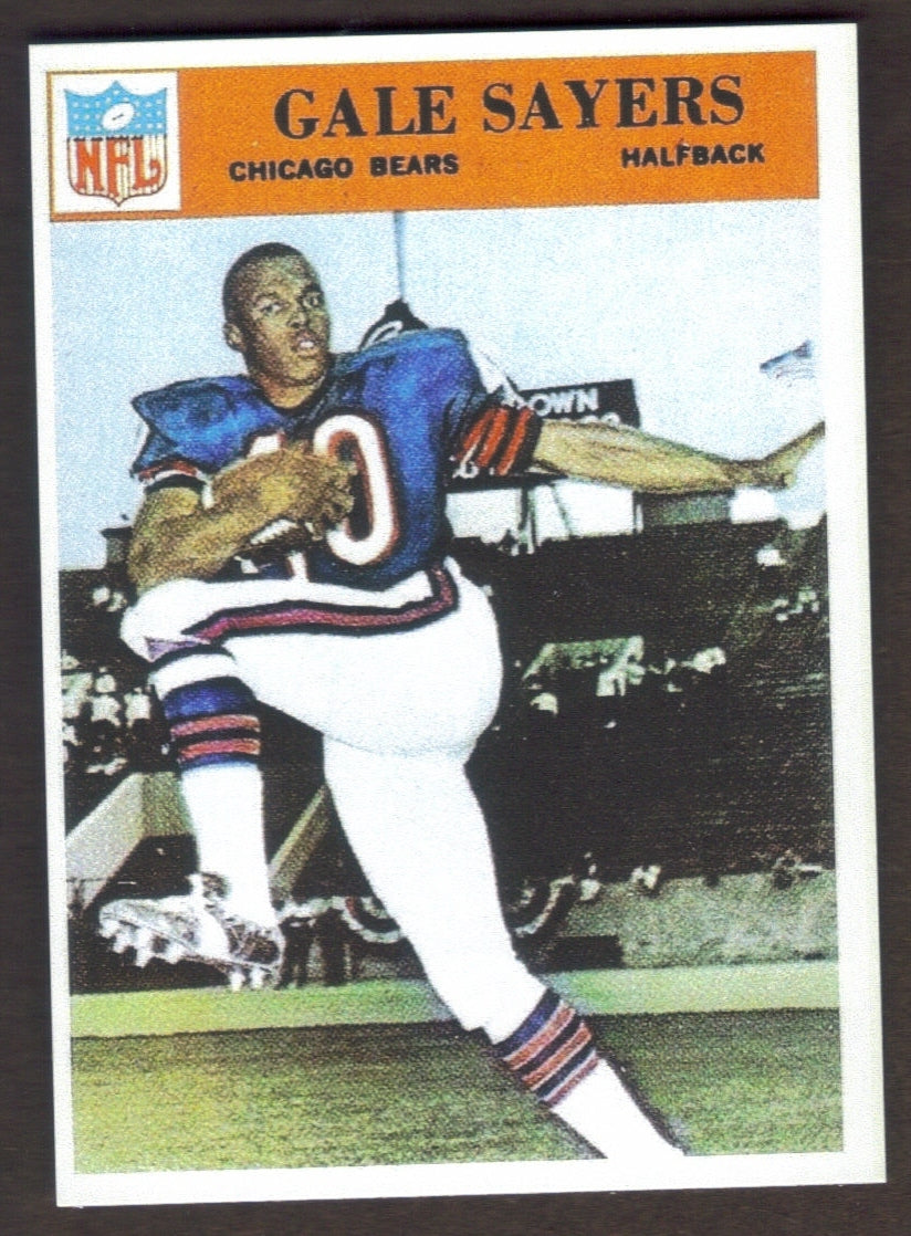 GALE SAYERS Rookie RP Card 38 Bears RC 1966 Phil