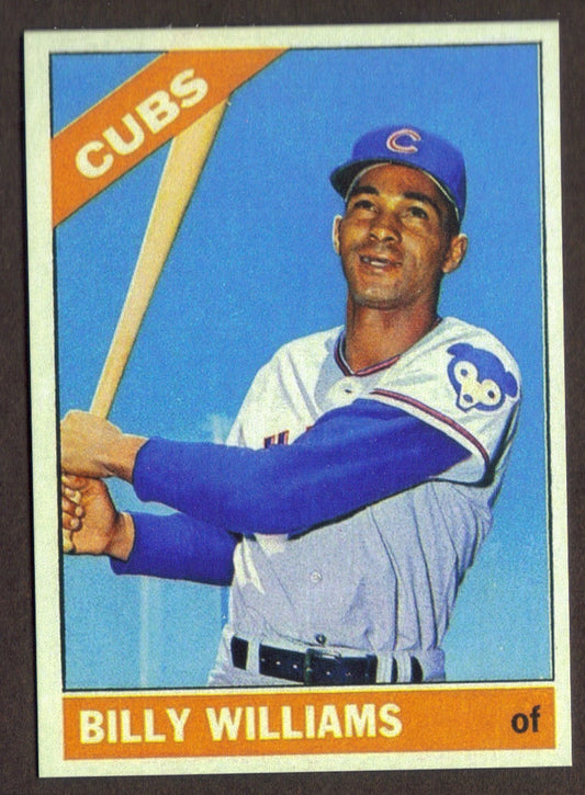 BILLY WILLIAMS RP Card 580 High# Cubs RC 1966 T