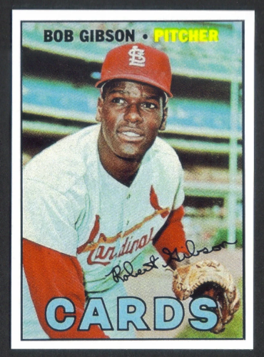 BOB GIBSON RP Card 210 Cardinals 1967 T