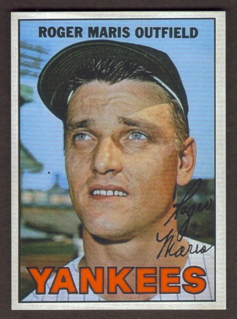 ROGER MARIS RP Card 45 Blank back Yankees Proof 1967 T