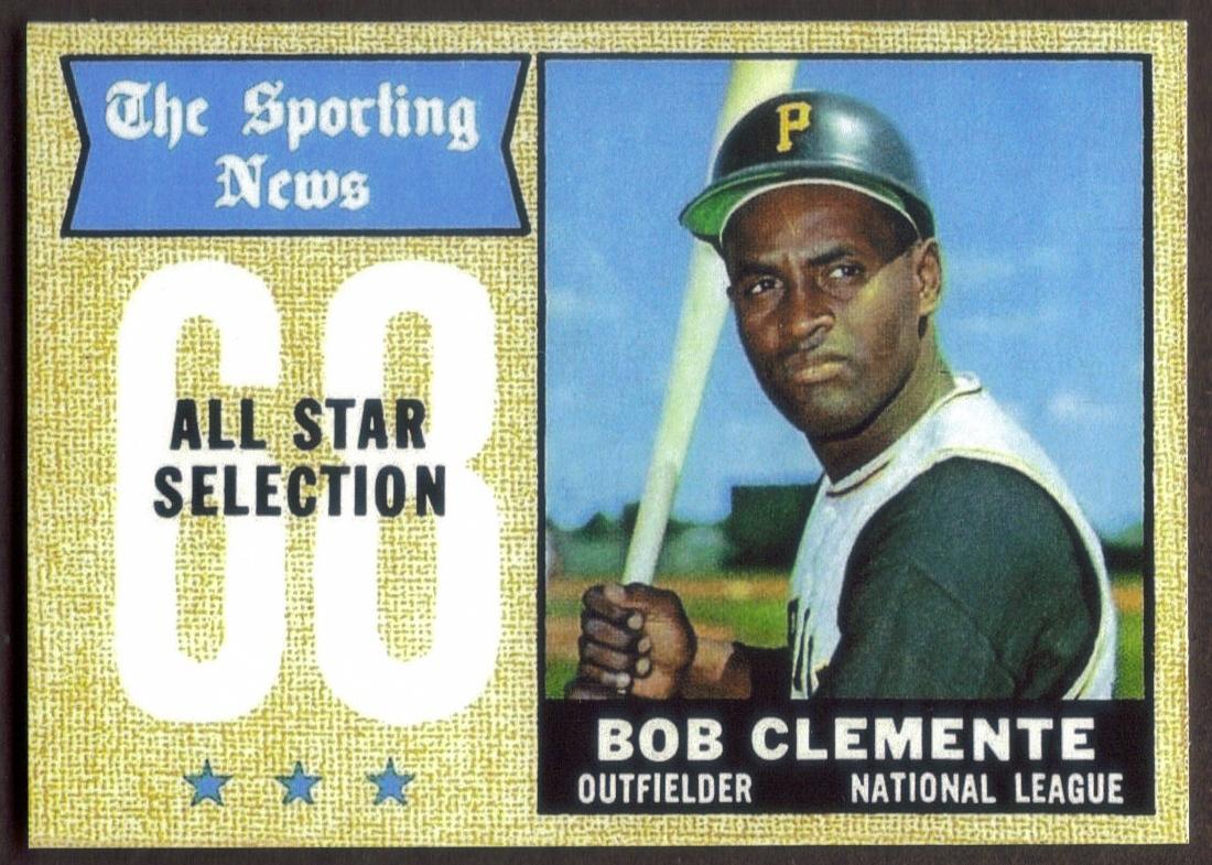 Bob ROBERTO CLEMENTE RP Card 374 AS Pirates 1968 T