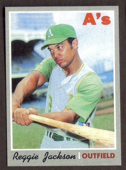 REGGIE JACKSON RP Card 140 A's 1970 T