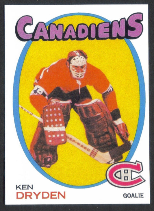 KEN DRYDEN Rookie RP Card 45 Canadiens RC 1971 OPC