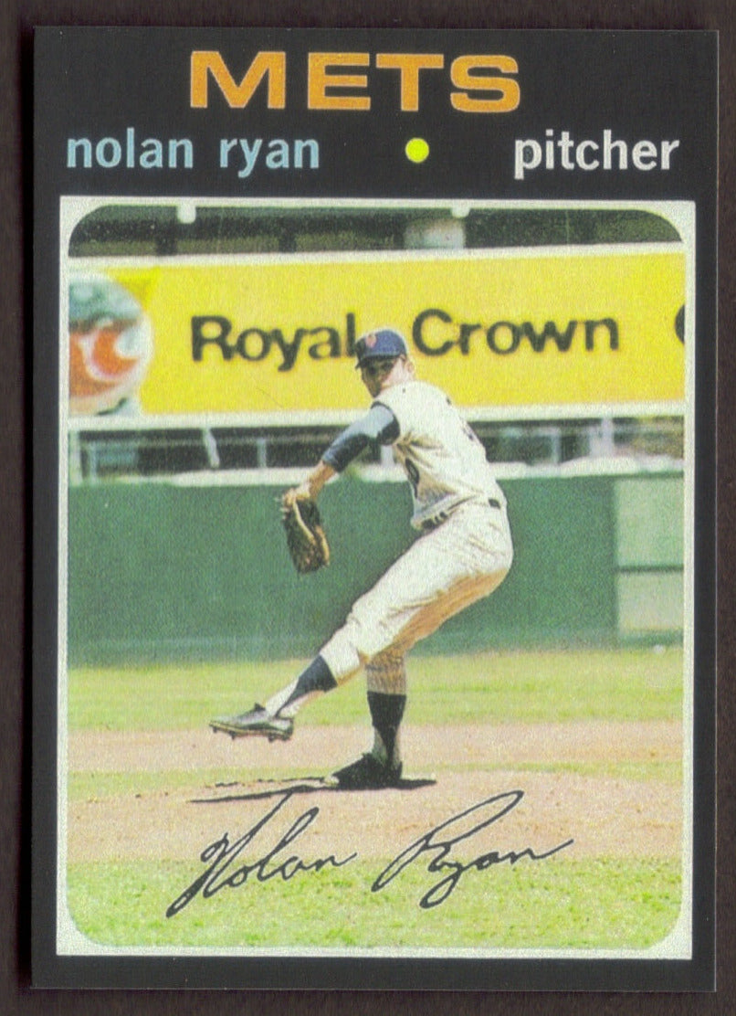 NOLAN RYAN RP Card 513 High# Mets 1971 T