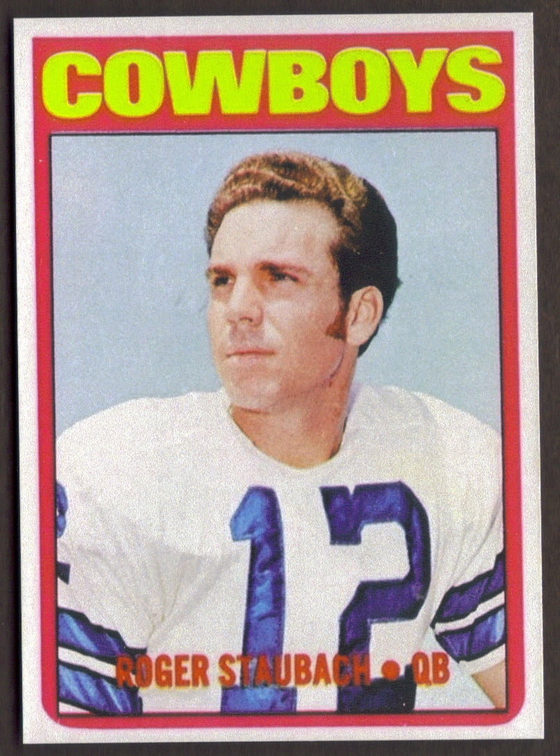 ROGER STAUBACH Rookie RP Card 200 Cowboys RC 1972 T