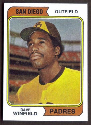 DAVE WINFIELD Rookie RP Card 456 Padres RC 1974 T