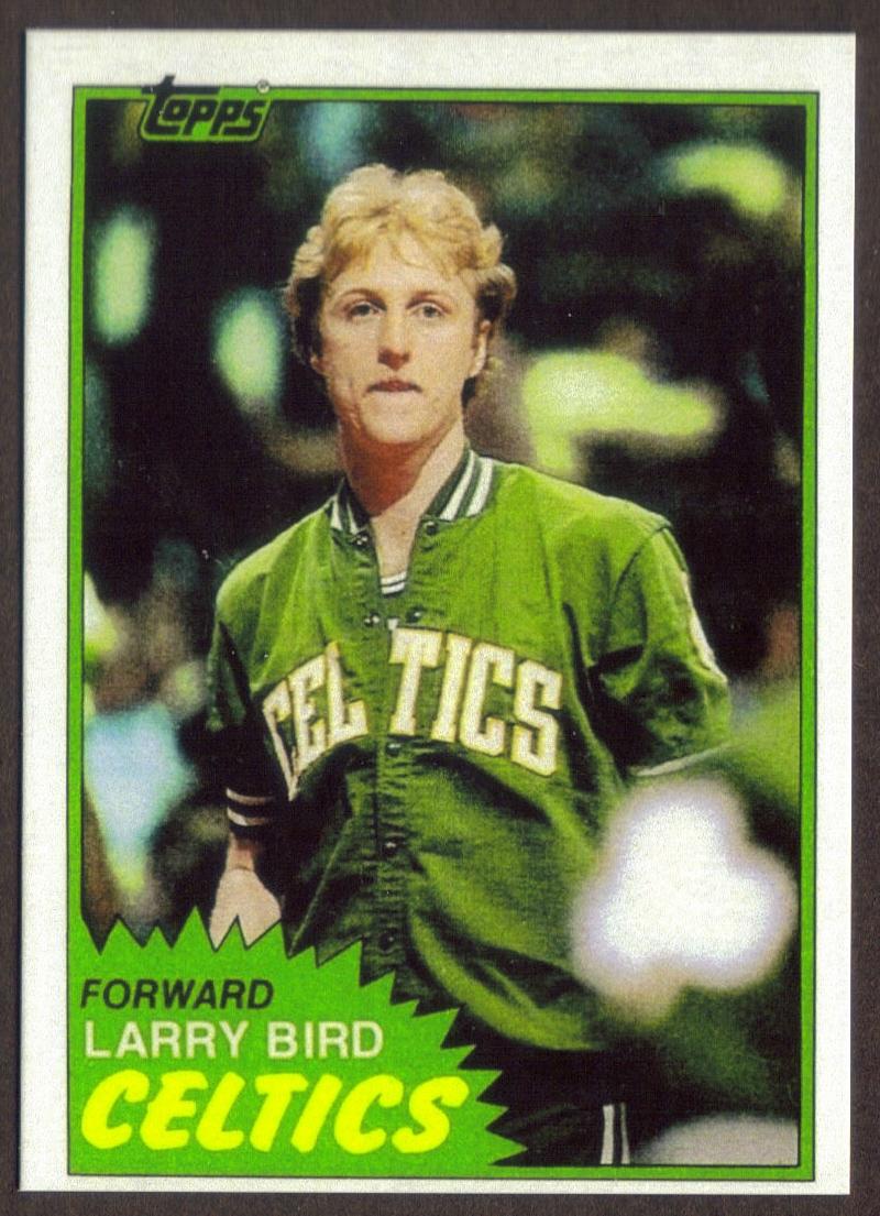 LARRY BIRD RP Card 4 Celtics RC 1981 T