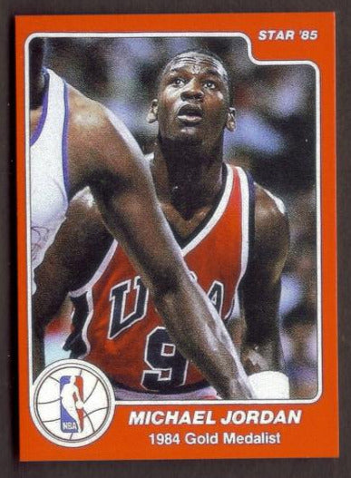 MICHAEL JORDAN Rookie RP Card 195 Gold Medalist Bulls RC 1985 S