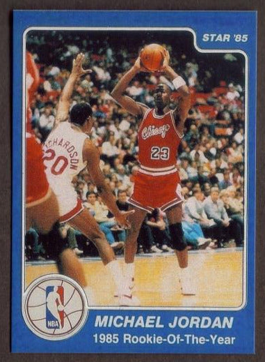 MICHAEL JORDAN Rookie RP Card 288 ROY Bulls RC 1985 S