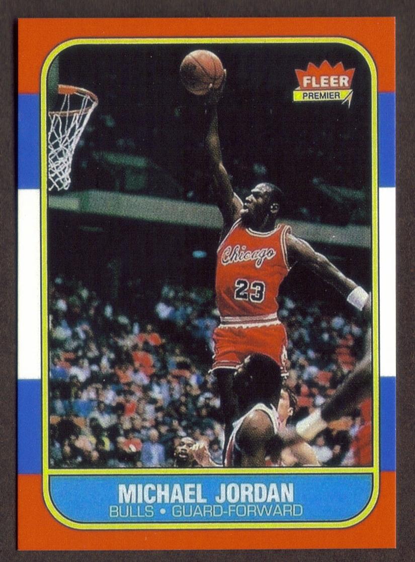 MICHAEL JORDAN Rookie RP Card 57 Bulls RC 1986 F