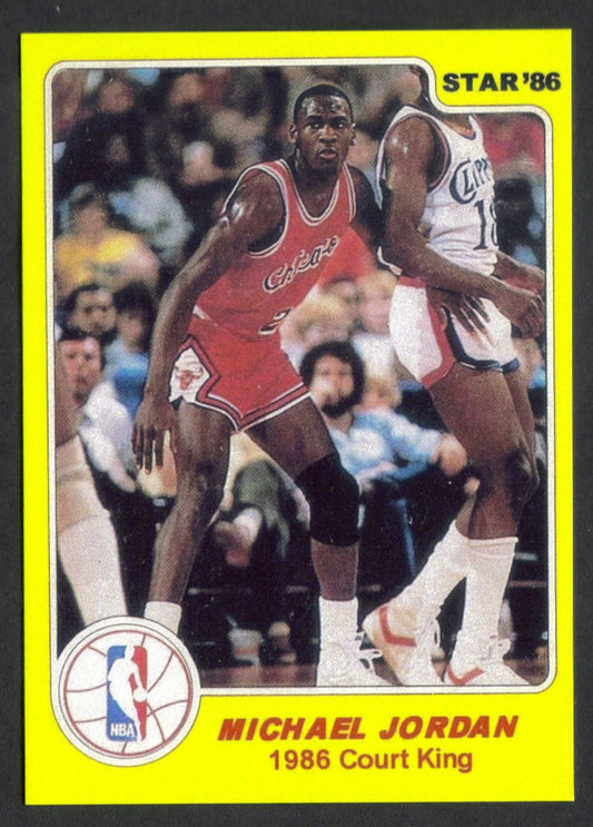 MICHAEL JORDAN RP Card 18 Court King Bulls RC 1986 S