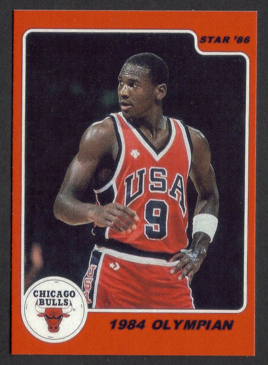 MICHAEL JORDAN RP Card 3 Olympian Bulls RC 1986 S