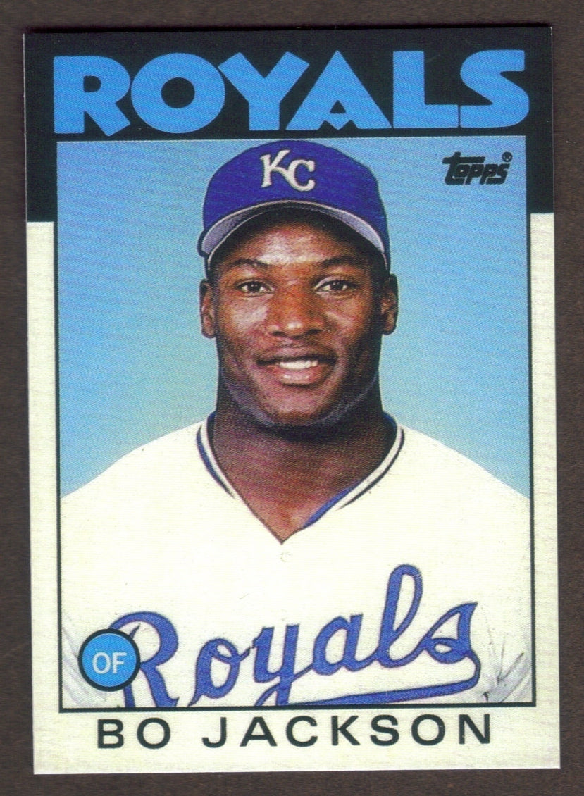 BO JACKSON Rookie RP Card 50T Royals RC 1986 T