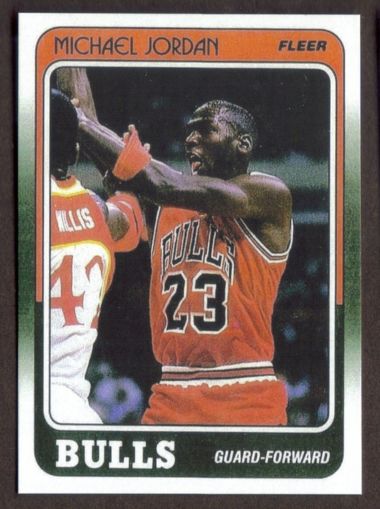 MICHAEL JORDAN RP Card 17 Bulls 1988 F