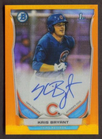 KRIS BRYANT Rookie RP Card BCAP-KB Facs Auto Cubs RC 2014 B Chrome